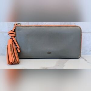 Chloé Gray Leather Wallet
